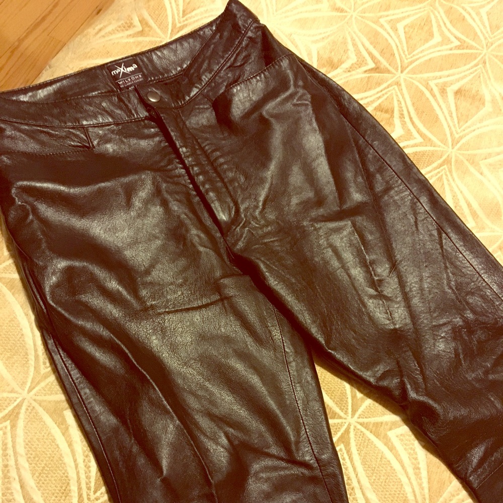 Leather pants